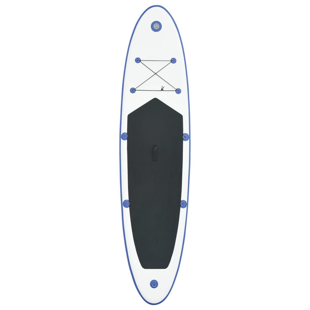 Inflatable Stand Up Paddleboard Set Blue and White
